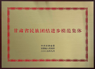 大隊勘察公司被省委省政府評為“甘肅省民族團結進步模范集體”